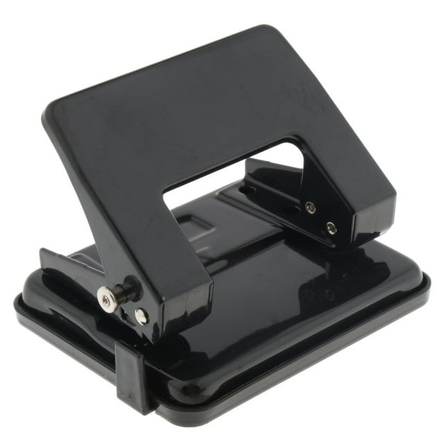 koolsoo Desktop Hole Punch, Holes Puncher, 2-Hole, Easily Penetrate 0.3mm-Paper, Metal,