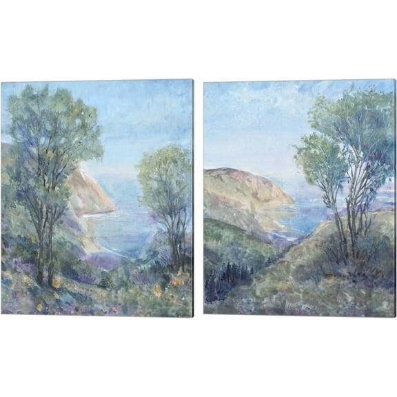 Great Art Now Scenic View by Timothy O'Toole 2 Piece Canvas Art Set Each 12"W x 15"H
