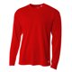 thumbnail image 1 of Camiseta de manga larga de malla Birds-Eye para hombre ESCARLATA 2XL A4 N3253, 1 of 1