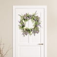 thumbnail image 4 of Corona artificiales con corona de de primavera para decoración de puerta dentera de ventana al Ronda Sunnimix Corona de la puerta de entrada, 4 of 7