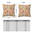thumbnail image 2 of Pofeuu Colorful Chicken Print Double-sided plush pillowcase Square Throw Pillow Covers Pillows Cover for Living Room Bedroom Sofa Couch Cushion Cover（No pillow core）-20"x20", 2 of 7