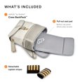 thumbnail image 3 of Mochila Stokke JetKids expandible blanca para niños de 2 a 7 años, 3 of 8
