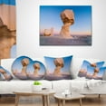 thumbnail image 4 of Designart Wind Eroded Rock Formation - Landscape Photo Throw Pillow - 12x20, 4 of 5