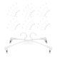 thumbnail image 1 of Raindrops 40Ud Colgadores Plásticos Para Sujetadores Con Clips De Seguridad Para Uso Diario, 1 of 8