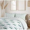 thumbnail image 6 of Ambesonne Sailboat Duvet Cover Set, Nautical Sailing Motifs, 2-Calking, White Pale Brown, 6 of 7