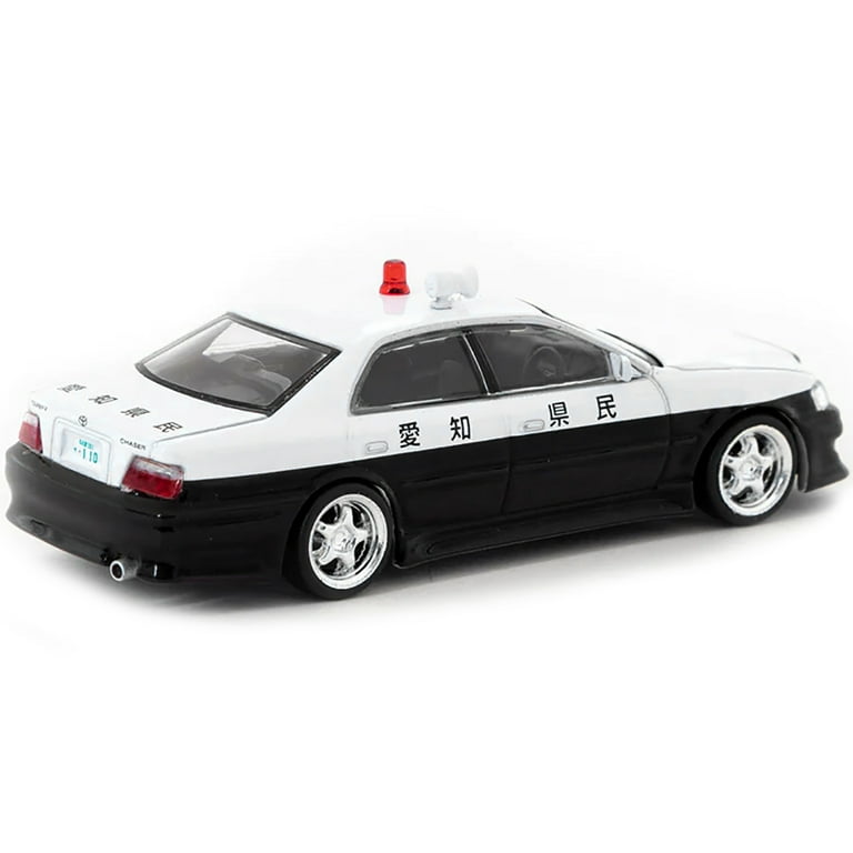 Toyota Vertex Chaser JZX100 RHD Japanese Police Black and White