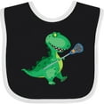thumbnail image 3 of Inktastic Funny Lacrosse Player Boys or Girls Baby Bib, 3 of 4