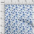 thumbnail image 1 of oneOone Cotton Cambric Light Blue Fabric Dots Sewing Craft Projects Fabric Prints By Yard 42 Inch Wide - LC, 1 of 4
