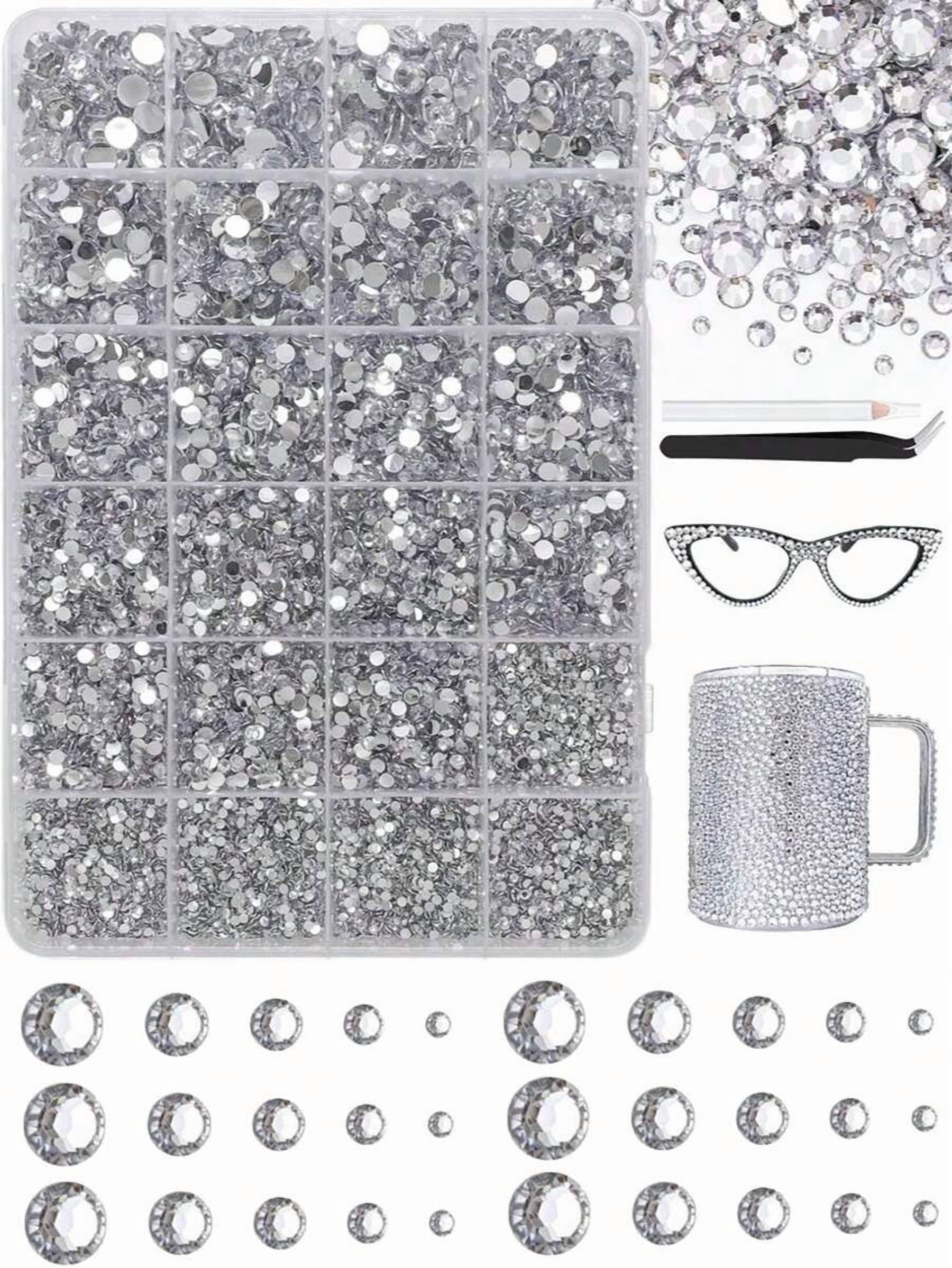 1 Box Assorted Color ABS Rhinestones, Resin Flat Diamonds, Shiny Nail Art Decorations For DIY Crafts And Manicure Accessories Nails Nail Supplies Nail Gems