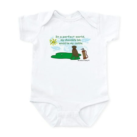 

CafePress - Chocolate Lab Infant Bodysuit - Baby Light Bodysuit Size Newborn - 24 Months