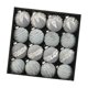 thumbnail image 2 of 16 piezas de adornos navideños de terciopelo para colgar decorativos de Navidad Gris, 2 of 9