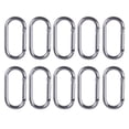 thumbnail image 1 of 10x Locking Carabiner Clip Spring Karabiner Small Keychain, 1 of 7