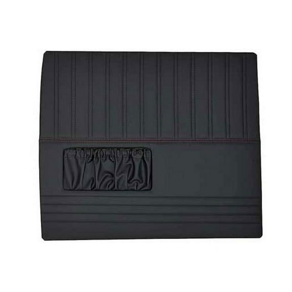 Brothers Trucks QDP0054BLACK Custom Sport Door Panels - Black/Black Stitching - Pair