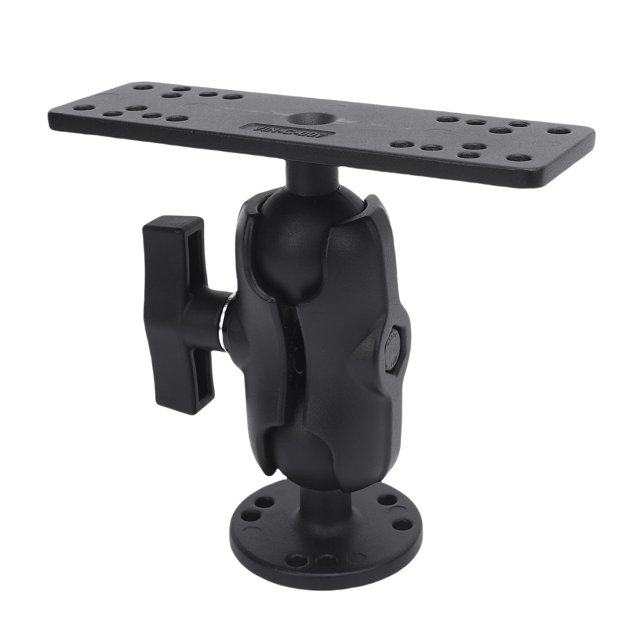 Support de Détecteur de Poissons Haute Résistance Type C 1.5 Pouces Tête Boule Bras Long Support Électronique Marin Remplacement pour Kit T Bolt