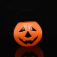 thumbnail image 2 of Halloween Pumpkin Buckets with Handles - Trick or Treat Candy Collection Pails for Kids Halloween Party Supplies - Portable Pumpkin Shaped Containers for Candy Storage and Decor, 2 of 6