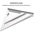 thumbnail image 4 of 7 Inch Triangle Square Angle Ruler, Aluminum Square Triangle Measurement, Aluminum Triangle Ruler JU, 4 of 7