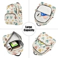 thumbnail image 5 of Quilted Backpack Fashion Backpack 10.23*5.11*12.59 Inch Women's Fashion Backpack Picnic Shopping Travel Out Sports backpack Nice Heart Pattern, 5 of 7