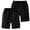 Black, variant on YAYUBA Boy Shorts Stretch School Uniform Clothes Kids Flat Front Dress Casual Shorts with Pockets for Summer, White, 9-10 Years