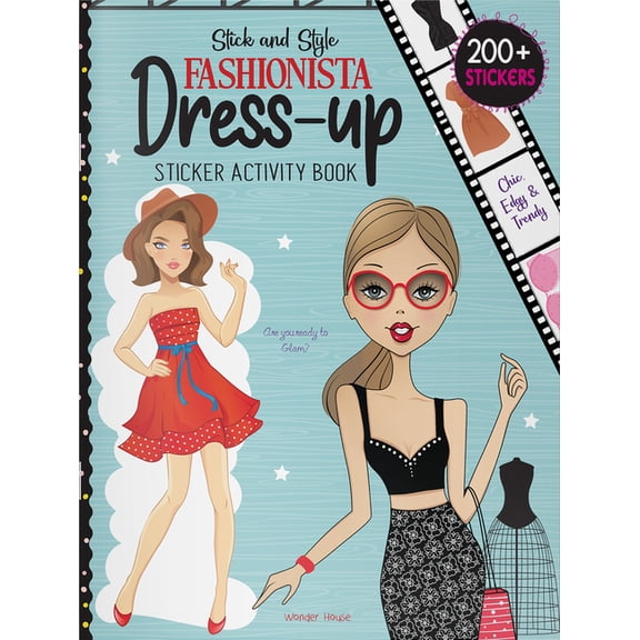 Stick and Style - Fashionista Dress-Up (Sticker Activity Book), (Paperback)