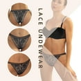 thumbnail image 3 of Cinvik Lace Underwear for Women Low Waisted Sexy Thongs Panties 4XL, 3 of 7