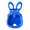 Blue, variant on Cute Purple Bunny Can Opener - Adorable Rabbit-Shaped Design, 3-Inch Compact Size, For Opening Standard Cans - For Home Kitchen, Office, As Kitchen Gadget, Daily Use, Gift For