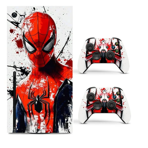 Vinyl Wrap Skin Spider Hero Compatible with X-Box Series X  2 Controller Skins
