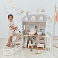 thumbnail image 5 of Olivia's Little World Dreamland 2-Story Farmhouse Dollhouse with 12-pc Accessory Set for 12" Dolls, 5 of 10