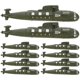 thumbnail image 1 of 10Pcs Submarines Models Simulated Military Submarines Toys Sand Table Landscaping Submarines, 1 of 4