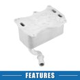 thumbnail image 6 of Automatic Engine Oil Cooler No.2761880001/A2761880001 for Mercedes-Benz C300 CLS400 Aluminum Silver Tone, 6 of 7