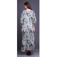 thumbnail image 4 of Bimba Caftan pour Femme Tenue d'Intérieur Robe Maxi de Plage Couvre-Maillot, 4 of 5