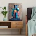 thumbnail image 5 of Abstract Geometric Sculpture Canvas Print, Wall Decor for Living Room Bedroom Office Study Hallway, 5 of 8