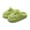 Light Green, variant on Christmas slippers Women Men Indoor Warm Plush Holiday Santa Cookie Slippers Fur Cozy Outdoor Shoes(8-9Women/7-8Men)