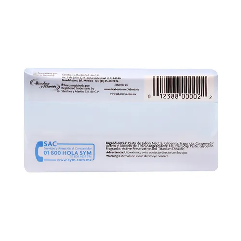 Lirio Neutro Bar Soap – Neutral PH, Anti-Acne & Eczema Treatment – 5.3 Oz (Glycerin Based)