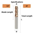 thumbnail image 2 of Carbide End Mill Milling Cutter Alloy Coating Tungsten Steel Cutting Tool Maching Endmill 1-20mm , High Precision, 2 of 5