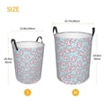 thumbnail image 3 of Picia Cute Rabbit Large Laundry Basket, Waterproof, Freestanding Laundry Hamper, Collapsible Tall Clothes Hamper with Extended Handles-Small, 3 of 8