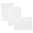 thumbnail image 4 of OUNONA 3pcs English Letters Painting Stencils Letters Templates Alphabet Stencils Letter Templates, 4 of 8