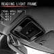 thumbnail image 3 of Car Glossy Black Interior Front Reading Light Lamp Cover Trim Sticker For Honda Vezel HR-V HRV 2021 2022, 3 of 5