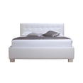 thumbnail image 6 of Phillip Bed , Faux Leather, Tufted Headboard-Finish:White,Size:Queen, 6 of 10