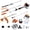 Orange, variant on , Mailbox/Post Light Combination Kit , Post with Mailbox, Fluted Base, Decorative Modern Mailbox with Post, StratHeavy Duty Cast Aluminum Mailboxes for Outside, Mailbox Post Large Mail Box, Brown ,