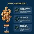 thumbnail image 2 of Cashews Lightly Salted, Roasted Nuts - 30 oz - Healthy Snack with Crunchy Rich Flavor & High Protein - Family Size, 2 of 8