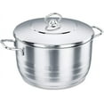 thumbnail image 2 of Korkmaz Classic 18/10 Stainless Steel Stockpot Covered Cookware Induction Compatible Oven Safe 4 Quart, 2 of 3