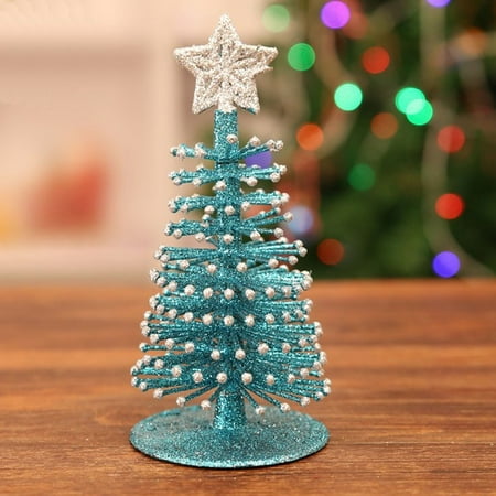 Miniature Tree Decorations Artificial Tabletop Mini Christmas Tree Decorations Festival Miniature Xmas Tree ()