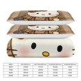 thumbnail image 2 of SQ15 Hello Kitty Ensemble de Lit Jumeau 3 Pcs - Comprend 1 Couette Simple et 2 Taies d'Oreiller Literie - Microfibre Résistante à la Décoloration HZ15(Simple135x200cm), 2 of 4