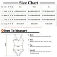 thumbnail image 3 of successthop One Piece Swimsuit Women Tummy Control Mesh Sheer Lace Halter Neck Bikinis Backless Monokinis Hollow Cutout Solid String Tie Bathing Suit Modest High Cut Tankinis, 3 of 7
