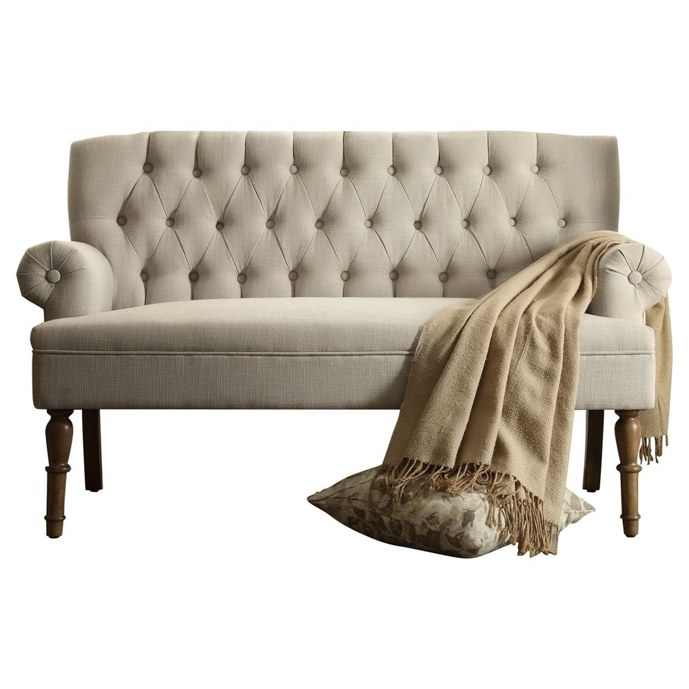 Rosevera Serena Tufted Settee Loveseat