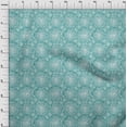 thumbnail image 4 of oneOone Cotton Poplin Twill Dark Teal Green Fabric Block Craft Projects Decor Fabric Printed By The Yard 56 Inch Wide-ZX, 4 of 6