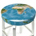 thumbnail image 3 of Naloa Earth View World Map Round Bar Stool Cushion Cover 12-14 inch, Fits Kitchen, Office, Restaurant Chairs - 14 inch, 3 of 7