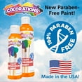 thumbnail image 3 of Colorations Paraben-Free Liquid Watercolor Paint Tropical Colors, 8 oz. - Set of 8, 3 of 3