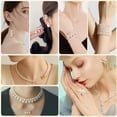 thumbnail image 4 of Thinsony 770pcs Pearl Beads Key To Stunning Handcrafted Jewelry Wide Application 1Set, 4 of 6