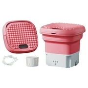 Mini Washing Machine Foldable Bucket Type Laundry Clothes Washer Cleaner Travel